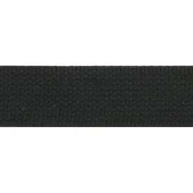 1.5" Cotton Webbing - Black