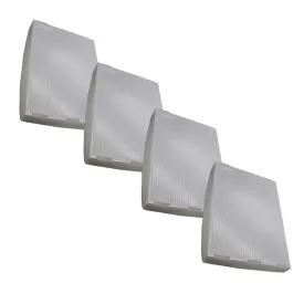 4/Pk Lid For Storage Postal Tote Translucent Plastic