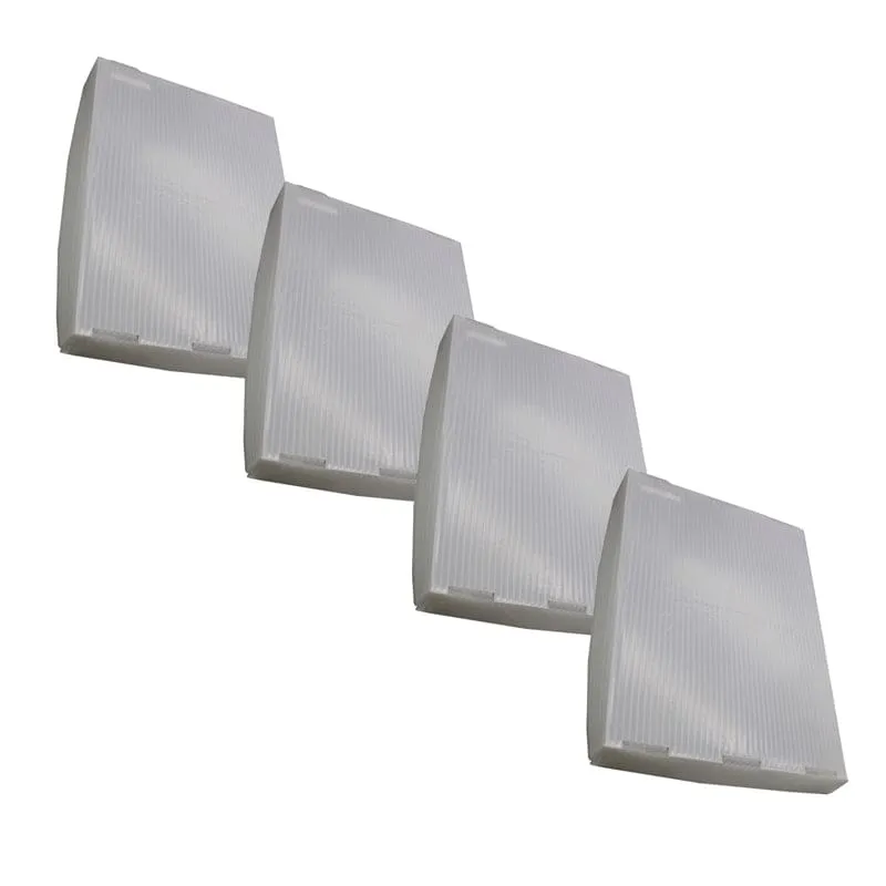 4/Pk Lid For Storage Postal Tote Translucent Plastic