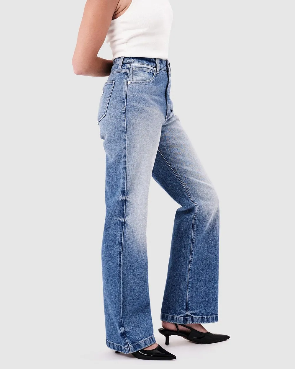 A BRAND 94 VESTA WIDE JEANS