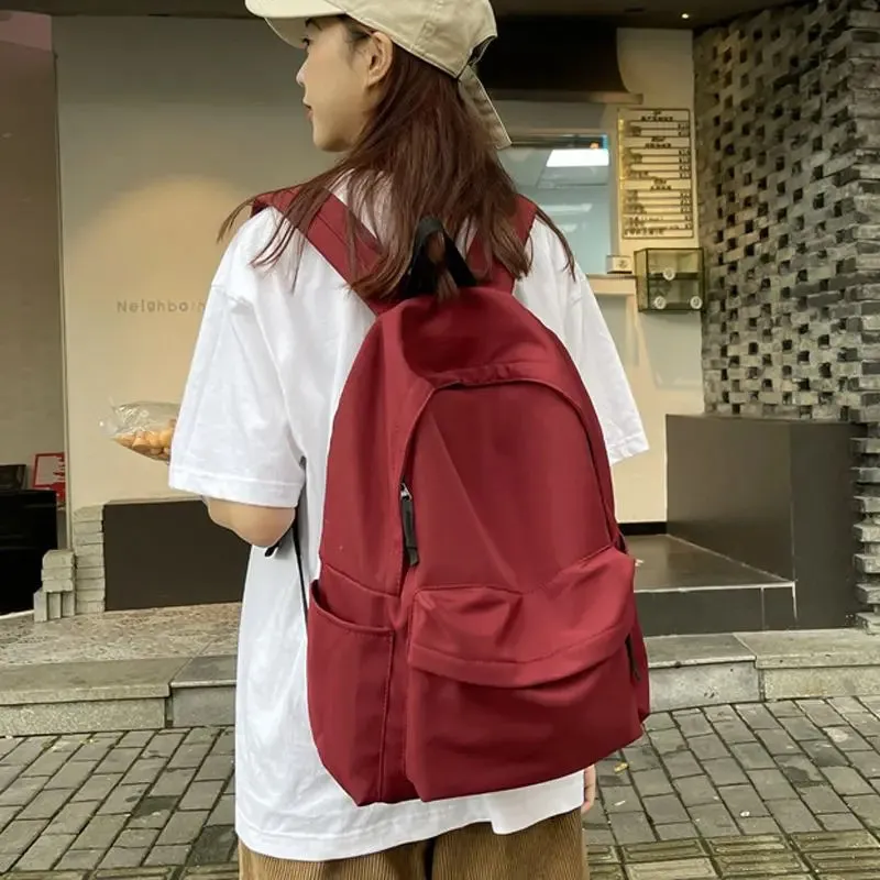 Backpacks for Women Students Japanese Casual All Match Schoolbags High-capacity Vintage Y2k Aesthetic Simple Backpacks Fashion
