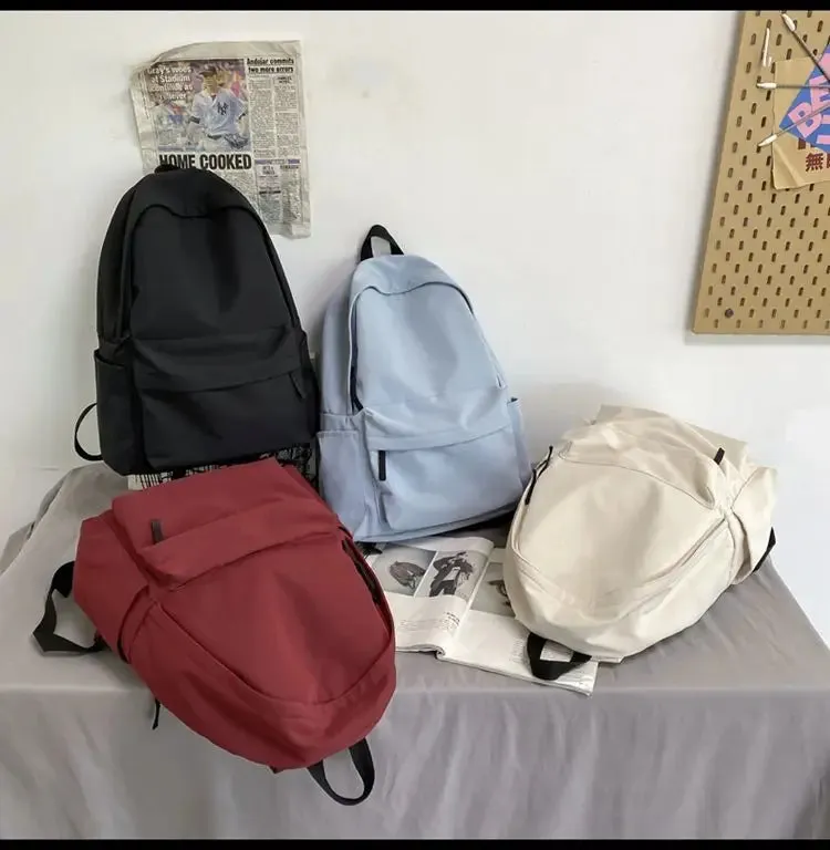 Backpacks for Women Students Japanese Casual All Match Schoolbags High-capacity Vintage Y2k Aesthetic Simple Backpacks Fashion