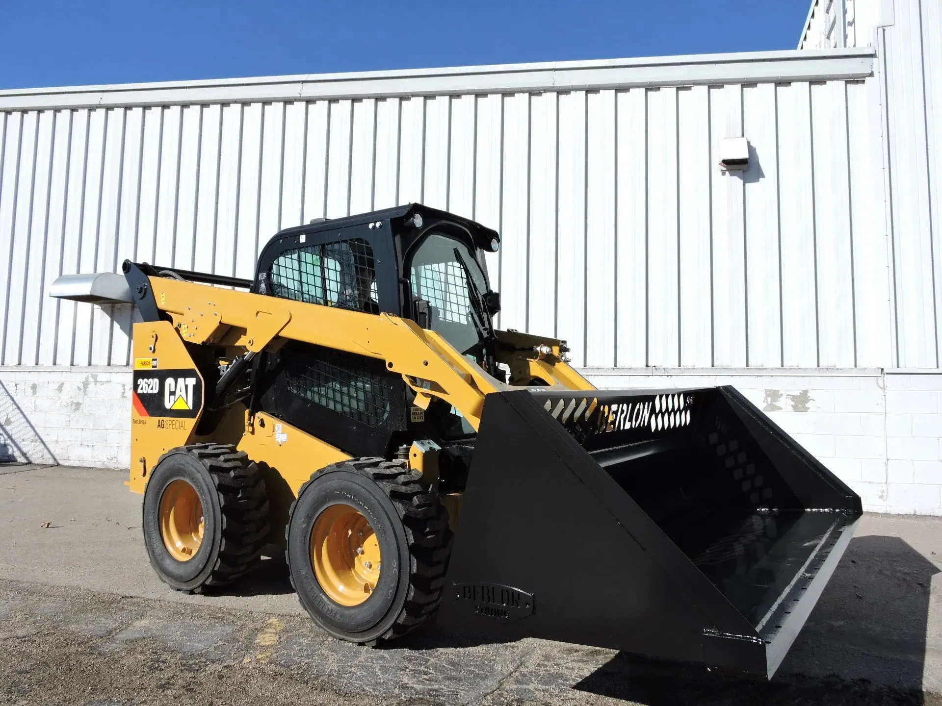 BERLON HCSB High Capacity Snow Buckets for skid steers
