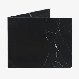 Black Marble Bifold Wallet