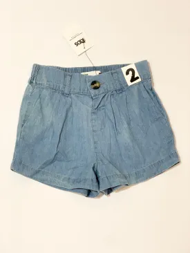 Chambray shorts brand new - Size 2