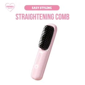 COCO Hair Straightening Brush - Cordless   Ceramic Plates