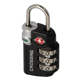 Crossing Travel Sentry Approved 3-Dial Lock With Indicator