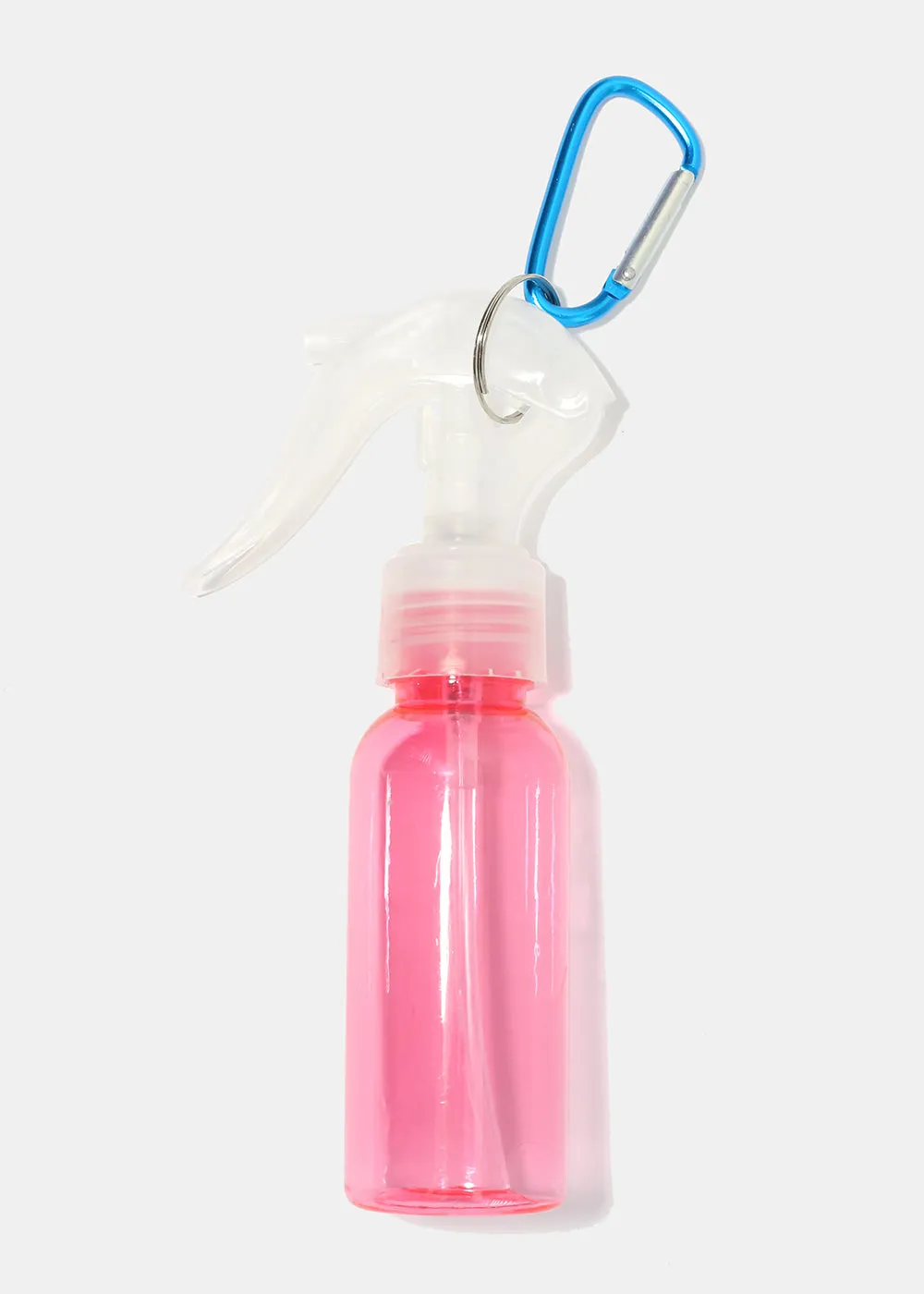 Cylinder Spray Travel Bottle with Carabiner