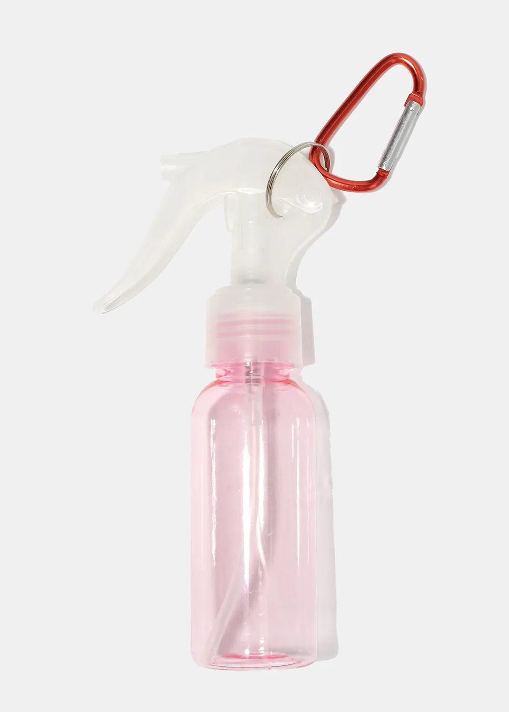 Cylinder Spray Travel Bottle with Carabiner