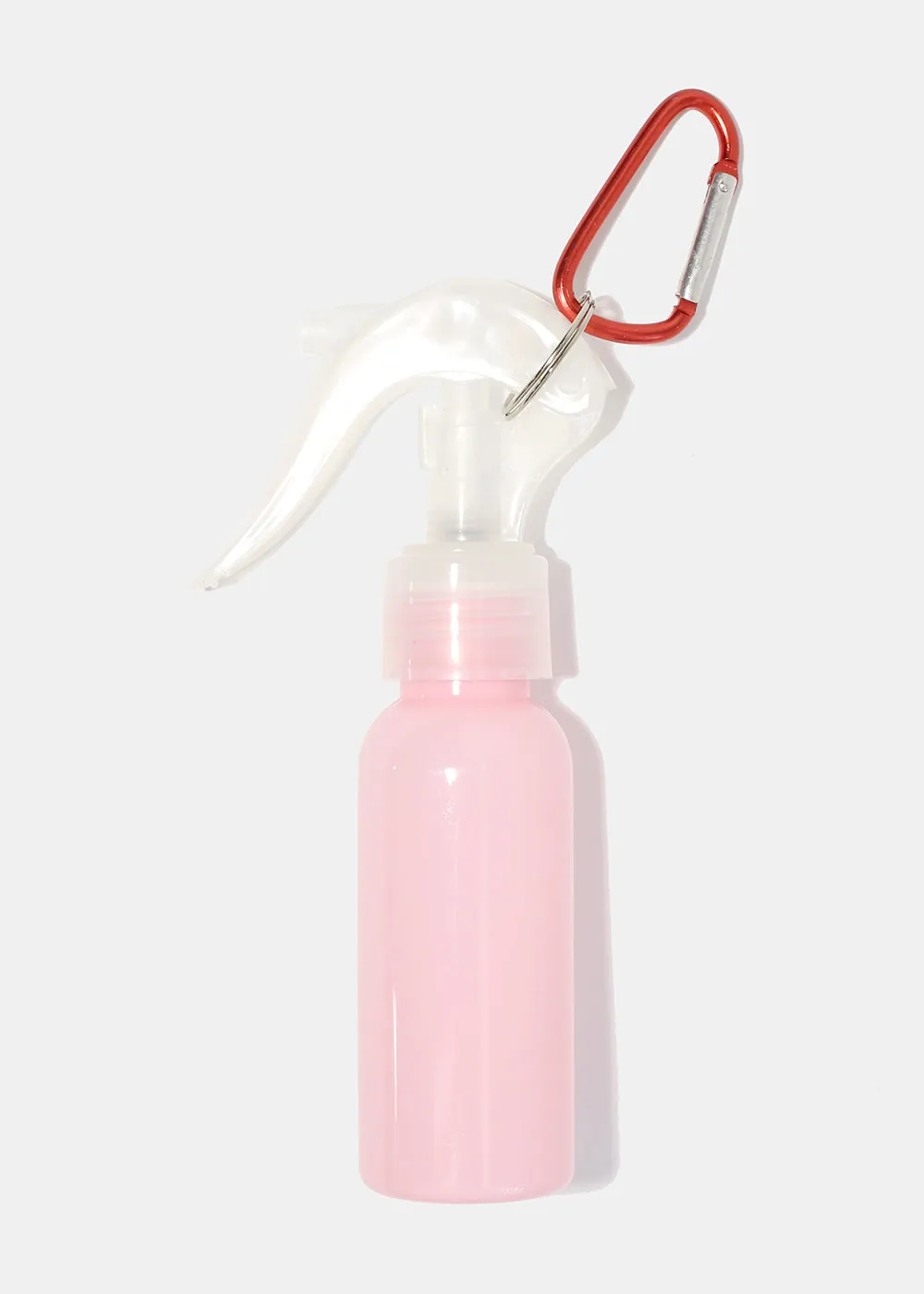Cylinder Spray Travel Bottle with Carabiner