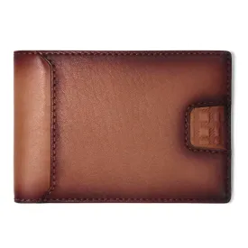 Dawn Compact Burnished Leather Wallet