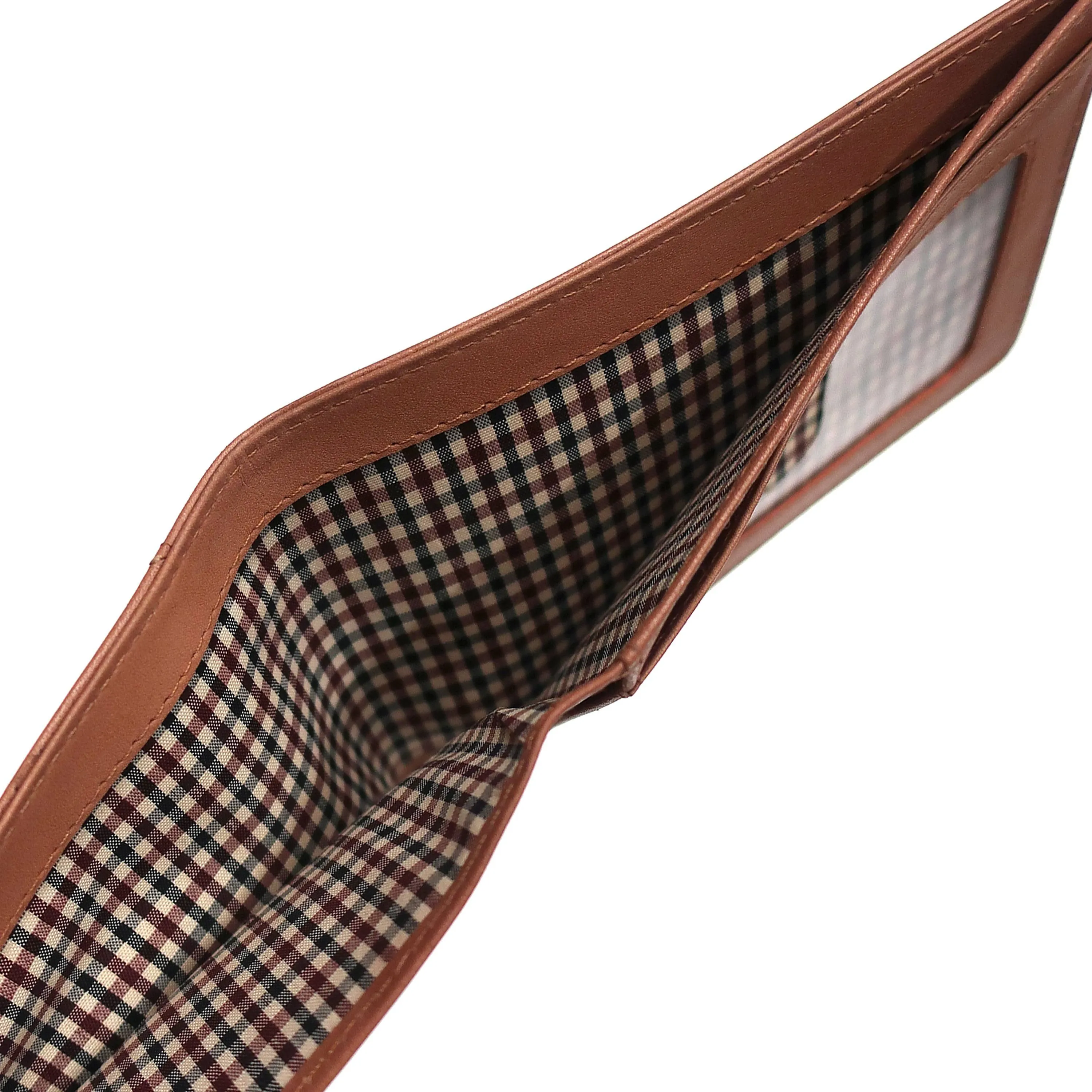 Dawn Compact Burnished Leather Wallet