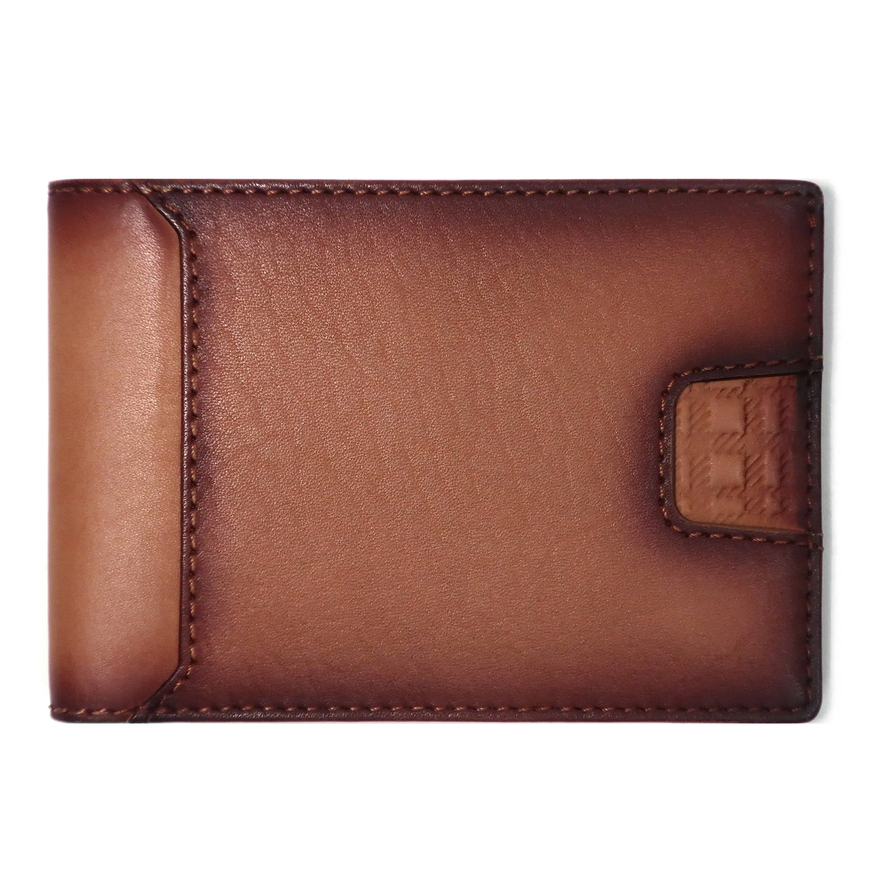 Dawn Compact Burnished Leather Wallet