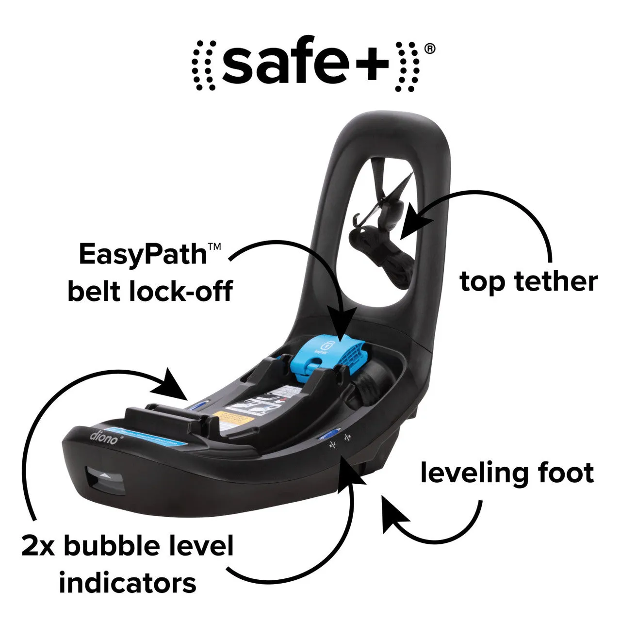 Diono LiteClik 30 XT SafePlus Infant Car Seat and Base