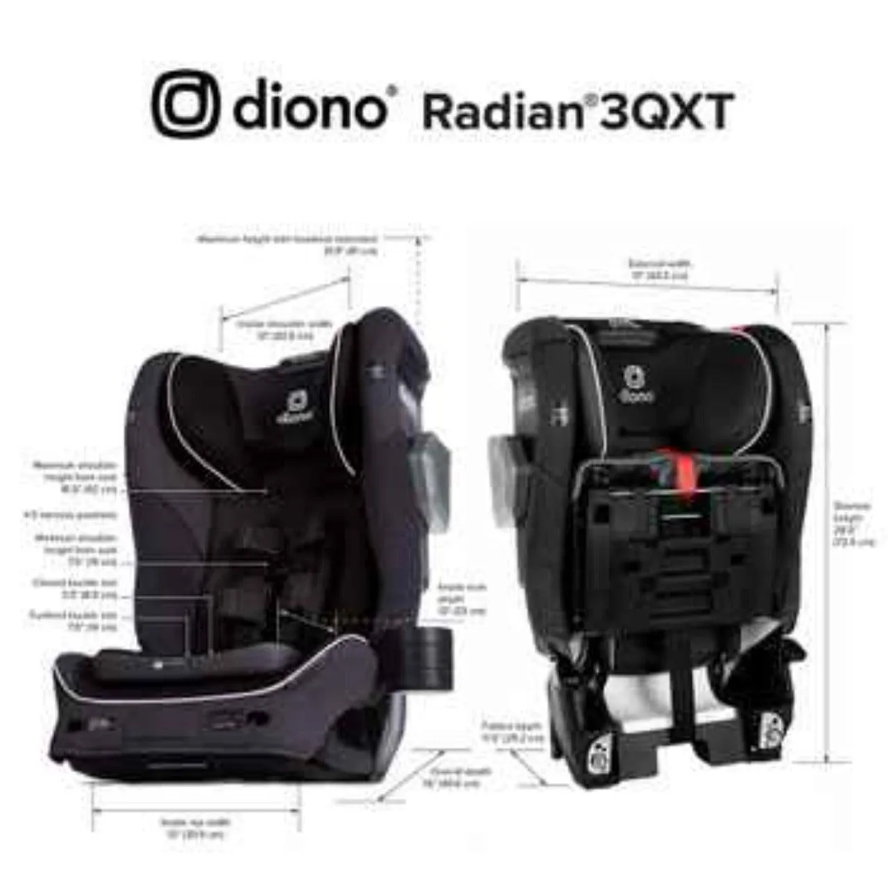 Diono Radian® 3QXT® SafePlus™ - Convertible Car Seat