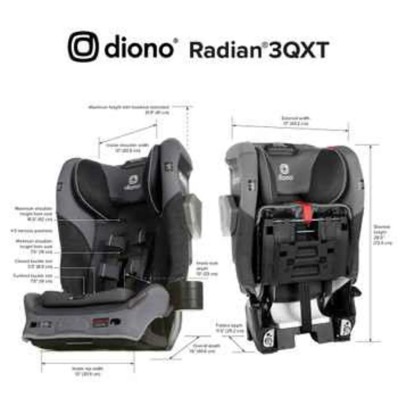 Diono Radian® 3QXT® SafePlus™ - Convertible Car Seat