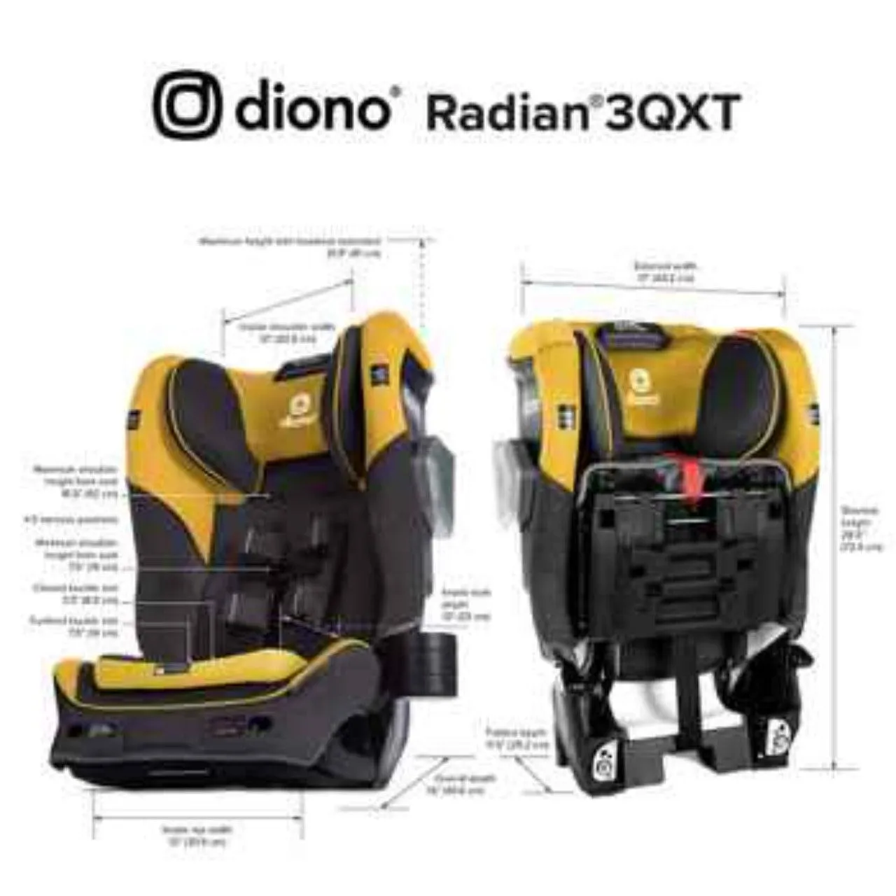 Diono Radian® 3QXT® SafePlus™ - Convertible Car Seat