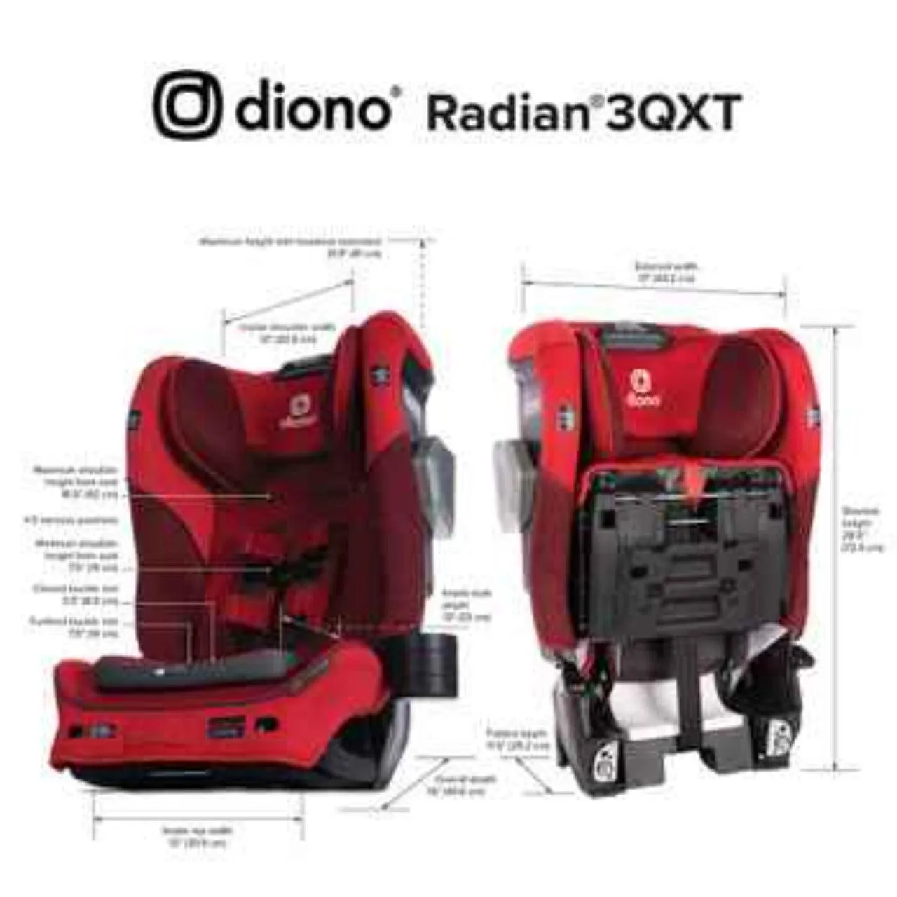 Diono Radian® 3QXT® SafePlus™ - Convertible Car Seat