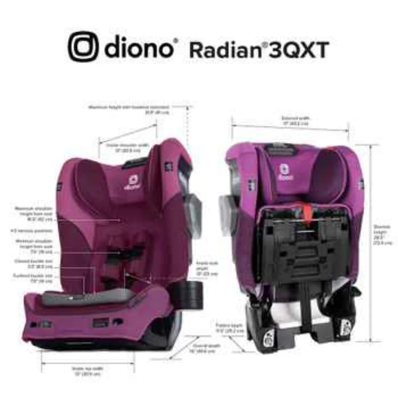 Diono Radian® 3QXT® SafePlus™ - Convertible Car Seat