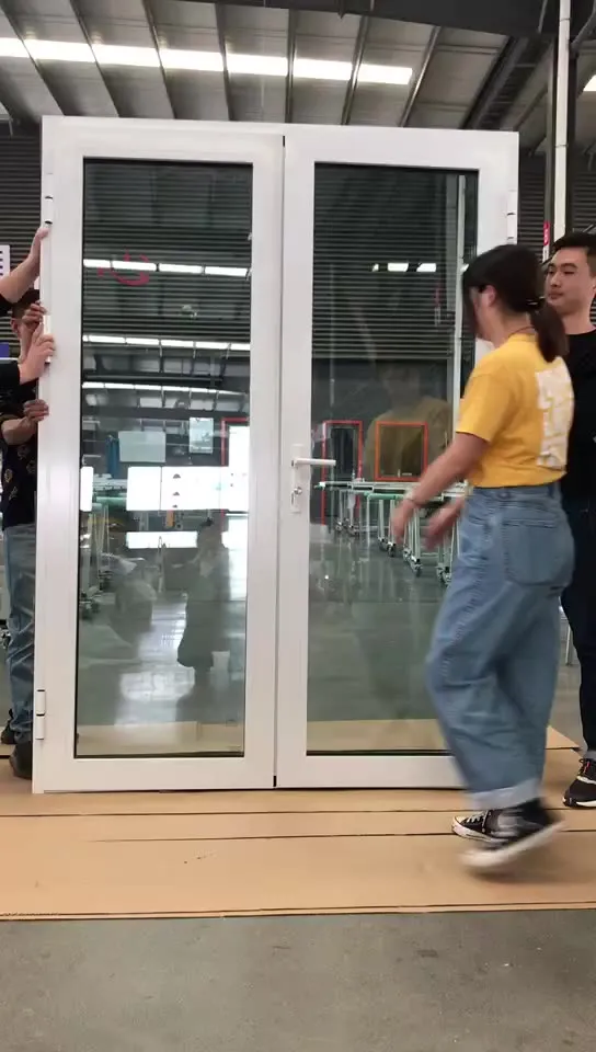 Doorwin 2021DOORWIN Aluminium Frame high quality German hardware Aluminium bifold door withTempered glass