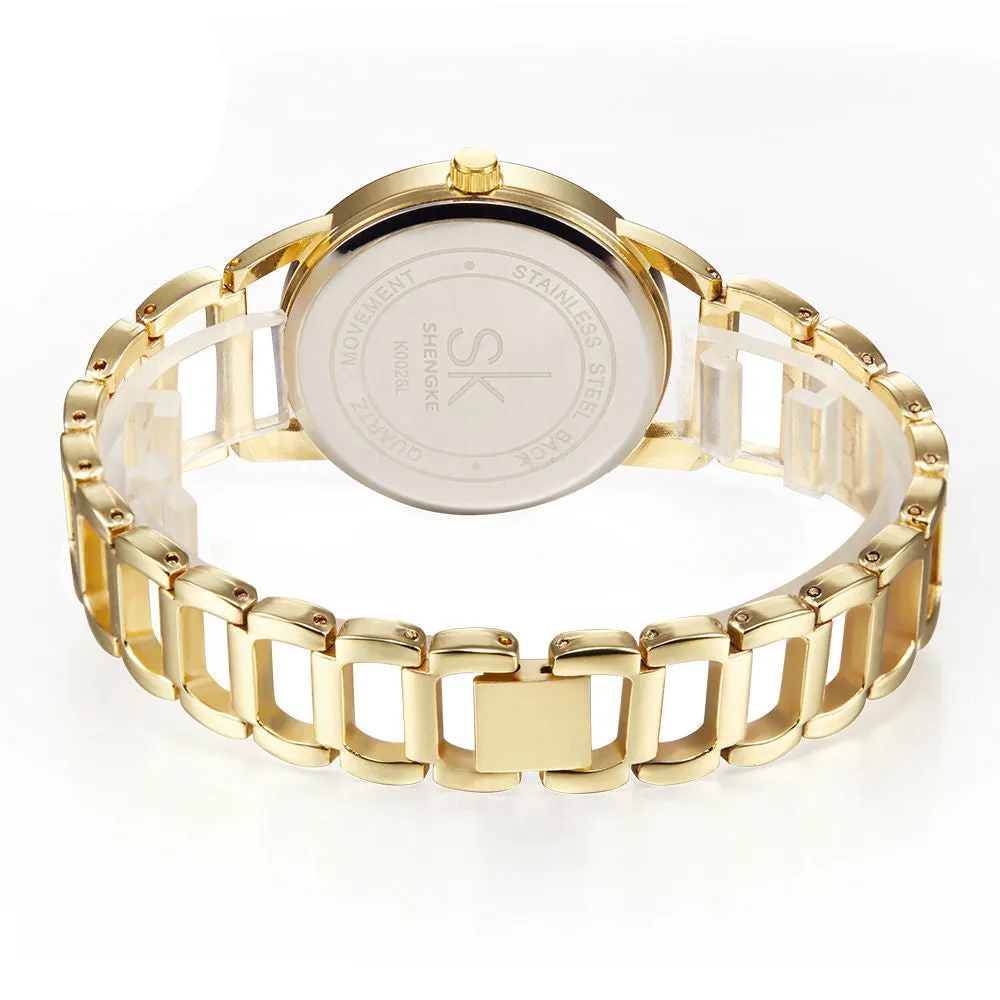 Elegant Gold Wrist Watch