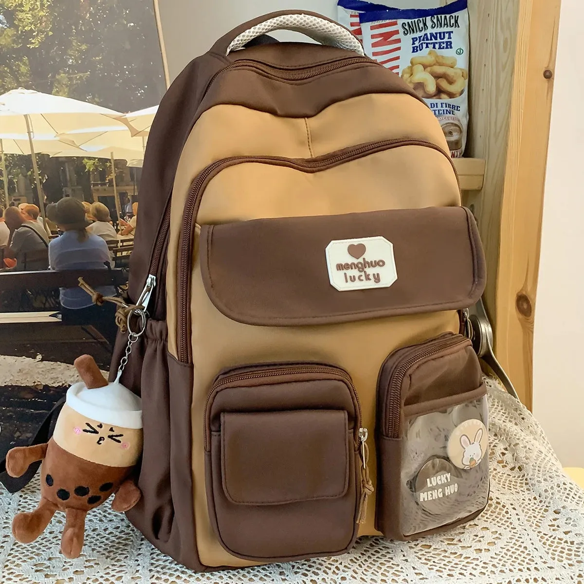 Fashion Girls Cute Design Bookbag Student Kawaii Shoulder Bag Travel Rucksack Women Laptop Mochila Teens Schoolbag Backpack