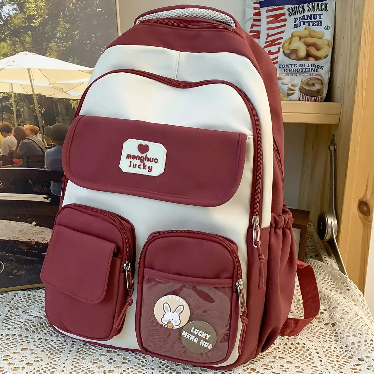 Fashion Girls Cute Design Bookbag Student Kawaii Shoulder Bag Travel Rucksack Women Laptop Mochila Teens Schoolbag Backpack