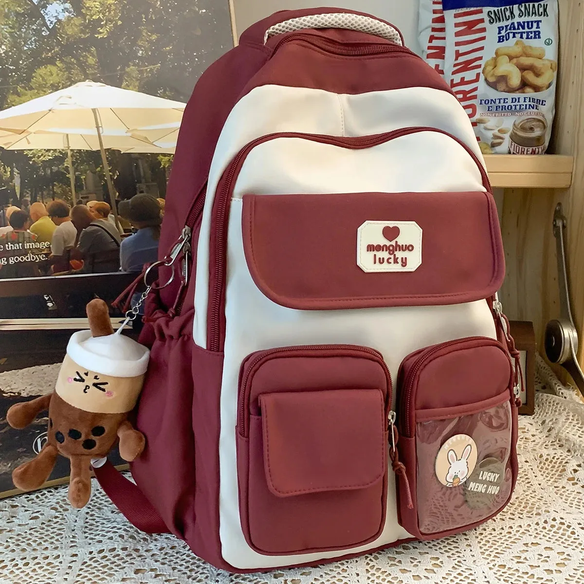 Fashion Girls Cute Design Bookbag Student Kawaii Shoulder Bag Travel Rucksack Women Laptop Mochila Teens Schoolbag Backpack