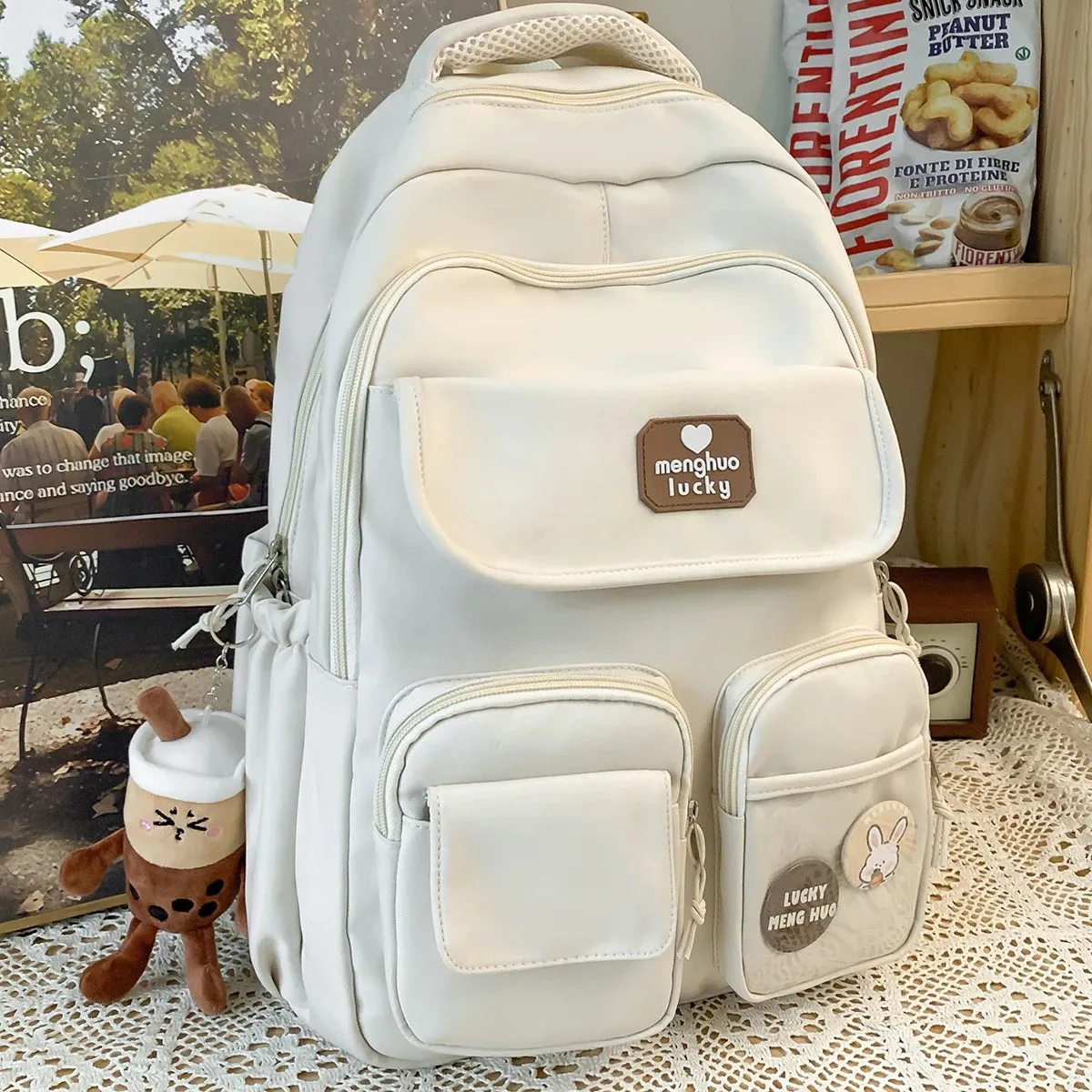 Fashion Girls Cute Design Bookbag Student Kawaii Shoulder Bag Travel Rucksack Women Laptop Mochila Teens Schoolbag Backpack
