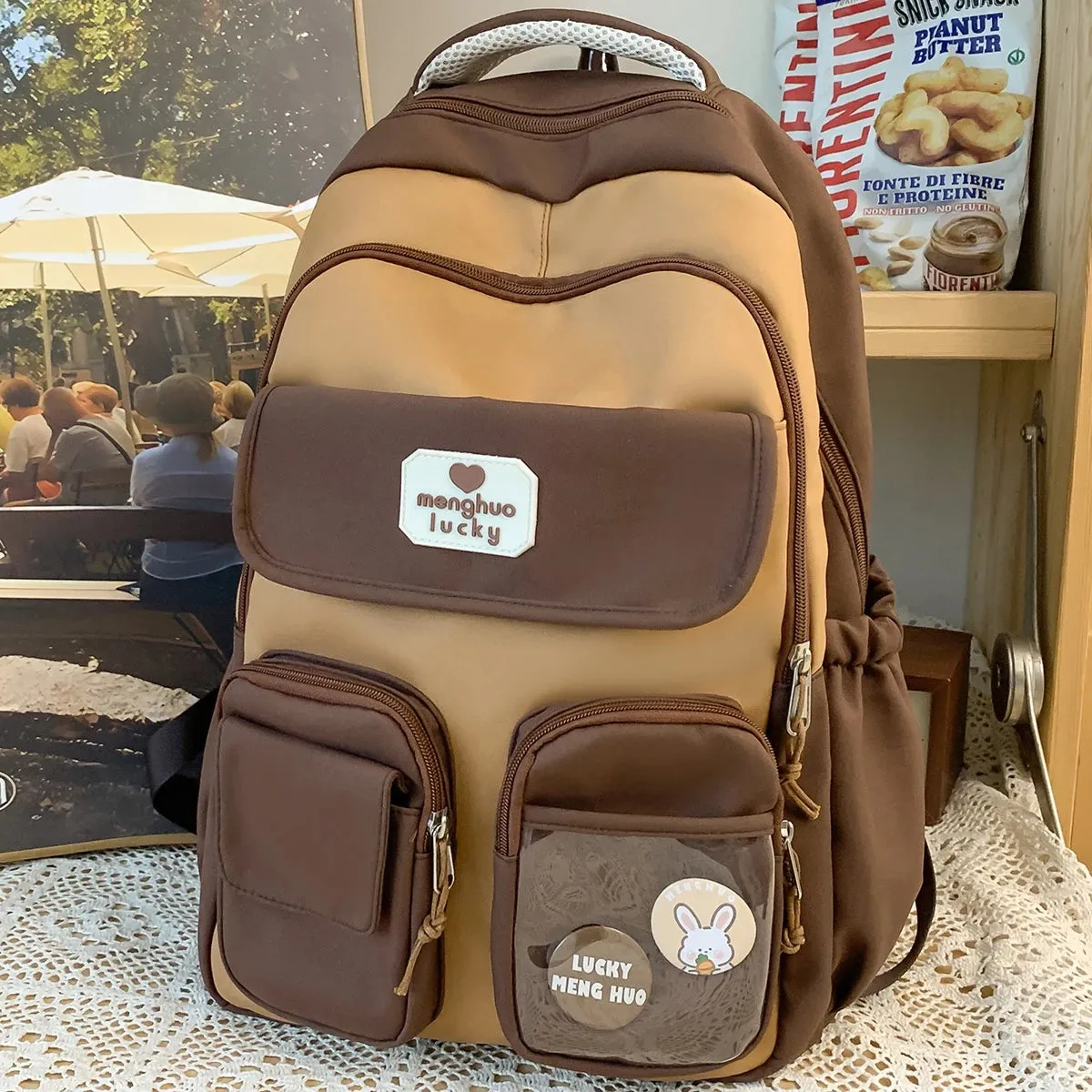 Fashion Girls Cute Design Bookbag Student Kawaii Shoulder Bag Travel Rucksack Women Laptop Mochila Teens Schoolbag Backpack