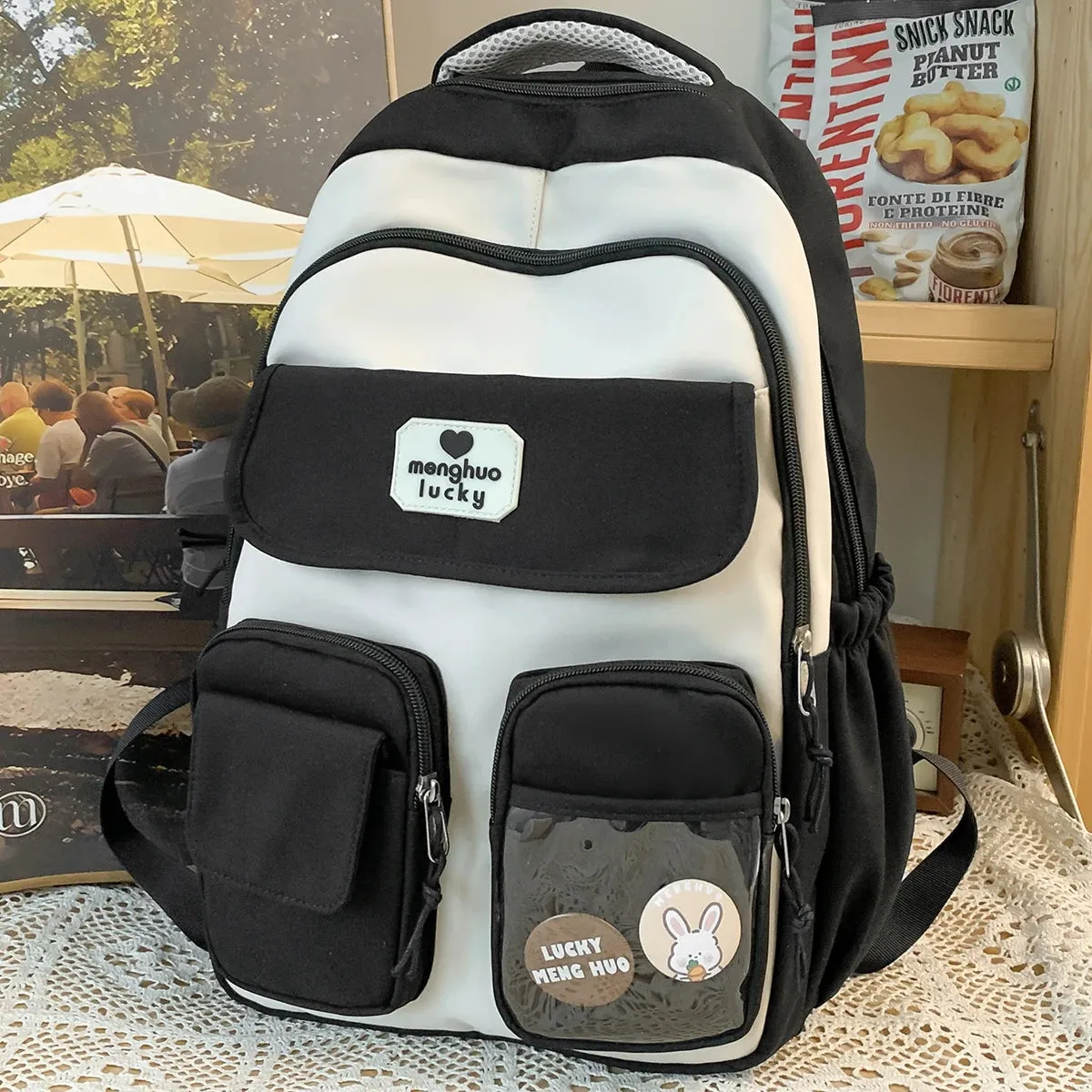 Fashion Girls Cute Design Bookbag Student Kawaii Shoulder Bag Travel Rucksack Women Laptop Mochila Teens Schoolbag Backpack