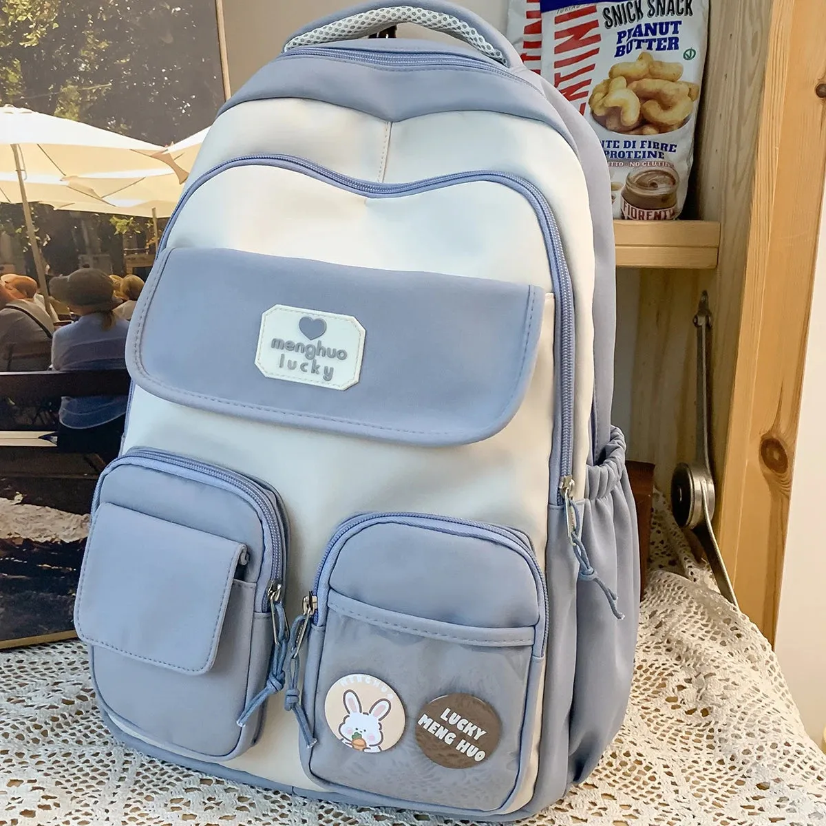 Fashion Girls Cute Design Bookbag Student Kawaii Shoulder Bag Travel Rucksack Women Laptop Mochila Teens Schoolbag Backpack