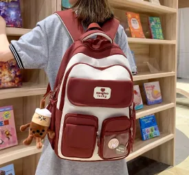 Fashion Girls Cute Design Bookbag Student Kawaii Shoulder Bag Travel Rucksack Women Laptop Mochila Teens Schoolbag Backpack