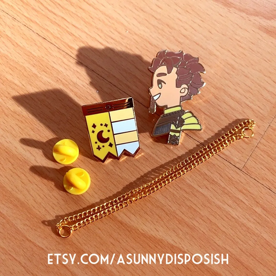 FE3H Golden Deer Claude Collar Pin Set