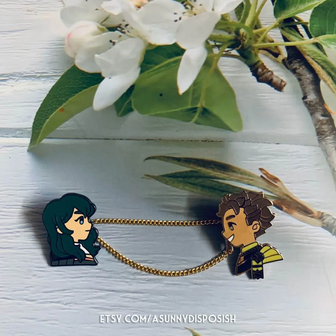 FE3H Golden Deer Claude Collar Pin Set