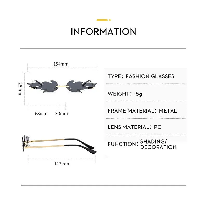 Fire In The Eye Sunglasses