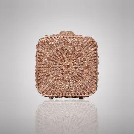 Glamorous Bronze Swarovski Crystal Clutch | C910