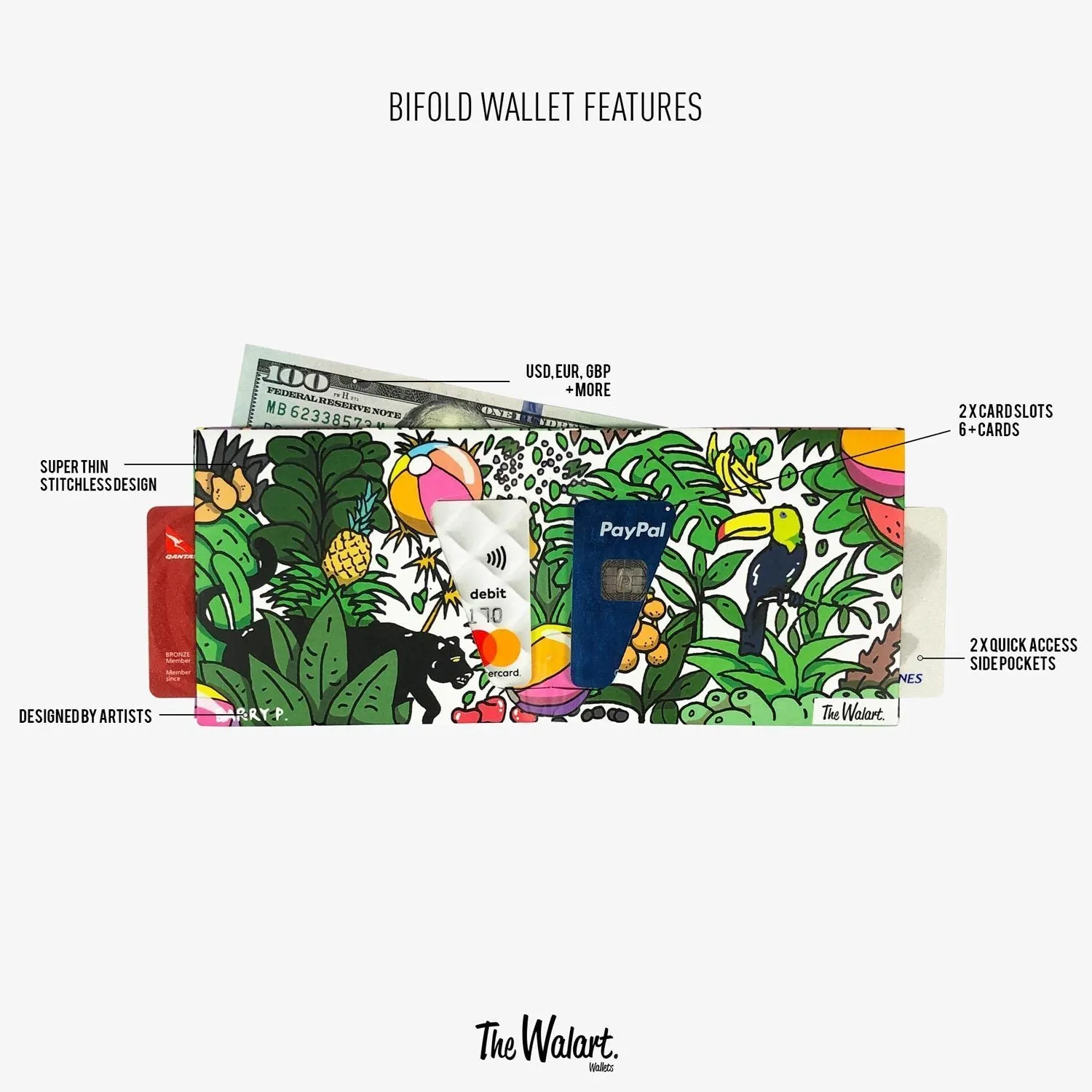 Graffiti Bifold Wallet