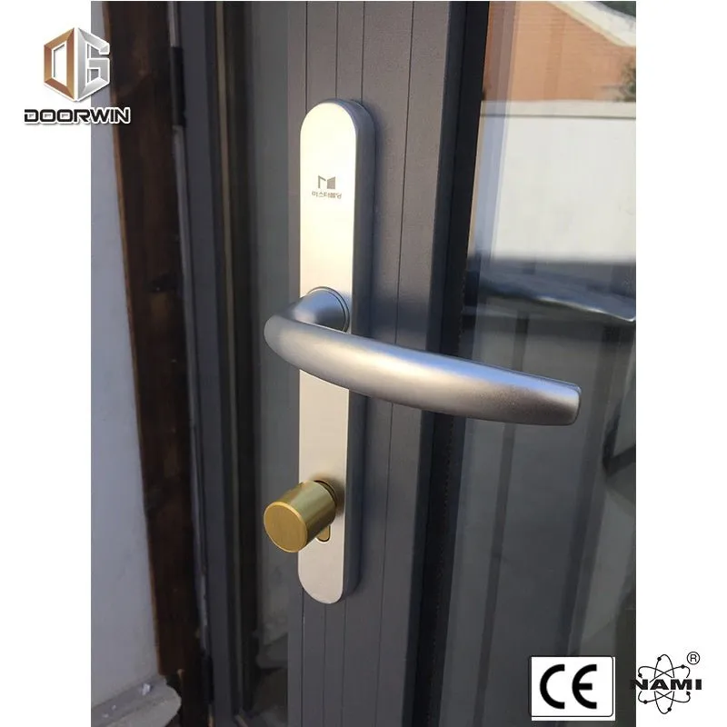 Hinge glass door high quality interior bifold doors half glass door