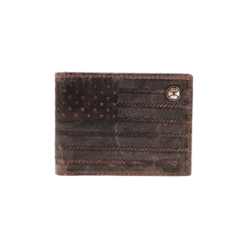 Hooey Men's Liberty Roper Front Pocket Bifold Wallet
