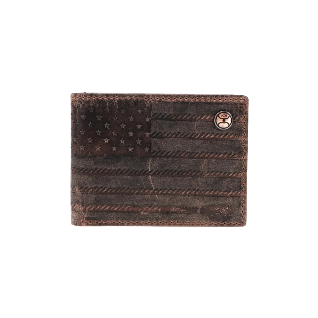 Hooey Men's Liberty Roper Front Pocket Bifold Wallet