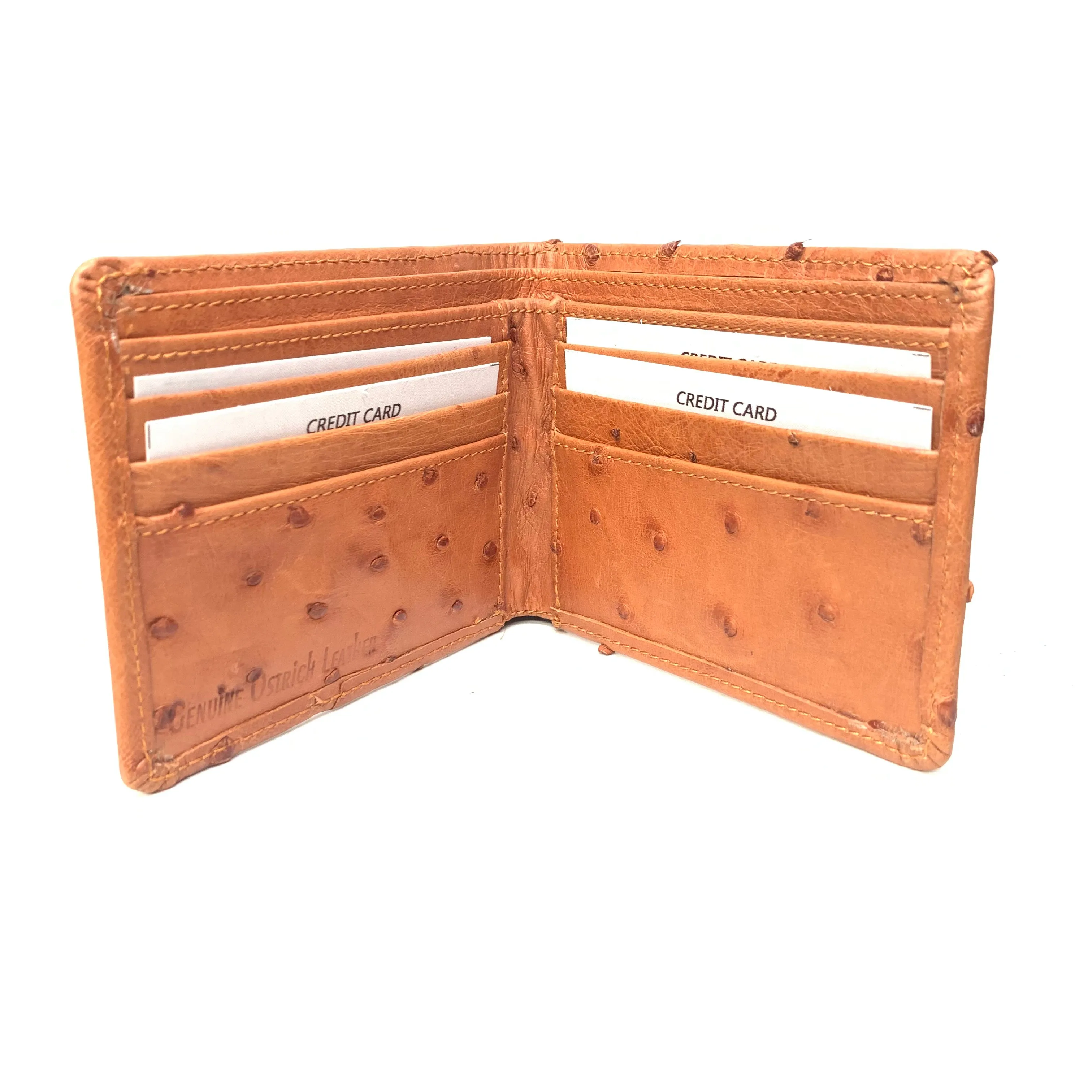 Kashani Ostrich Quill Bifold Wallet