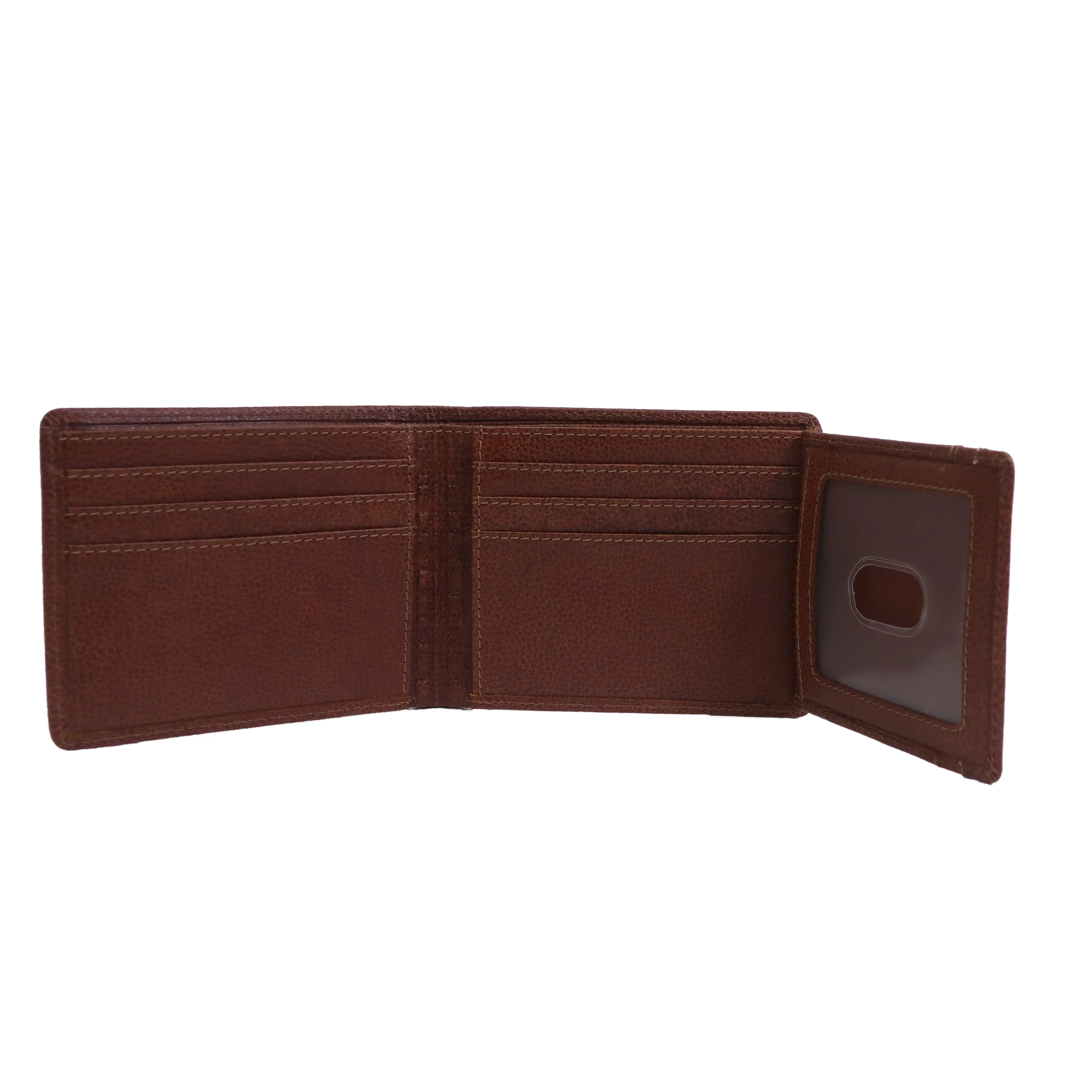 Kenneth Bifold Leather Wallet with Flip-out ID