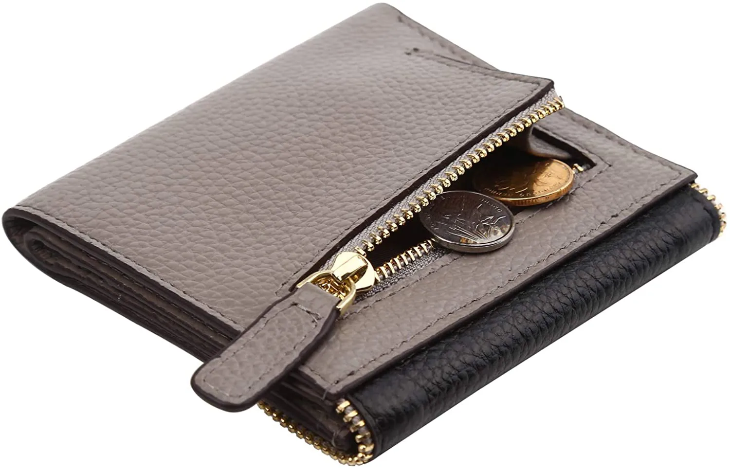 Lavemi RFID Blocking Small Compact Mini Bifold Credit Card Holder Leather Pocket Wallets for Women