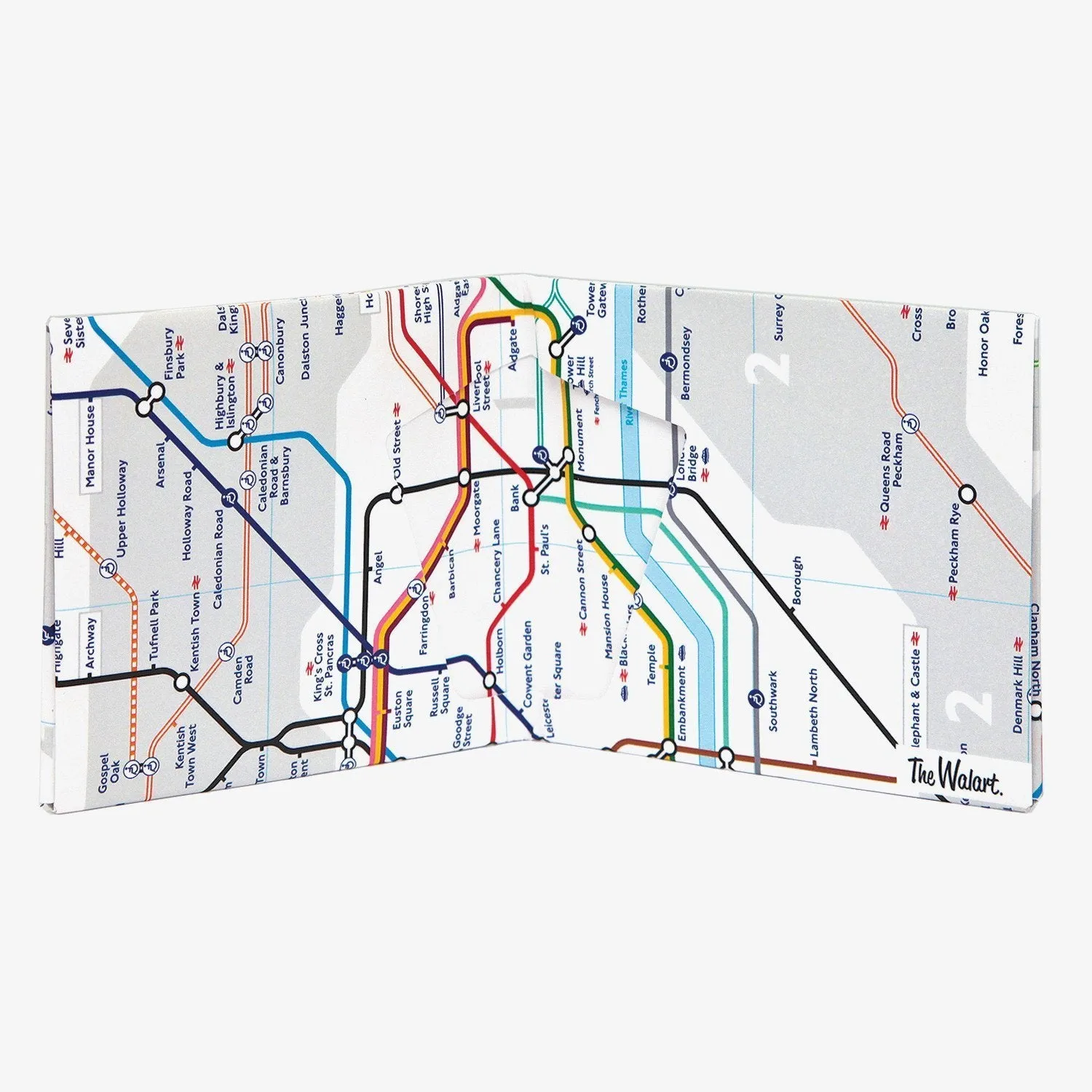London Tube Bifold Wallet