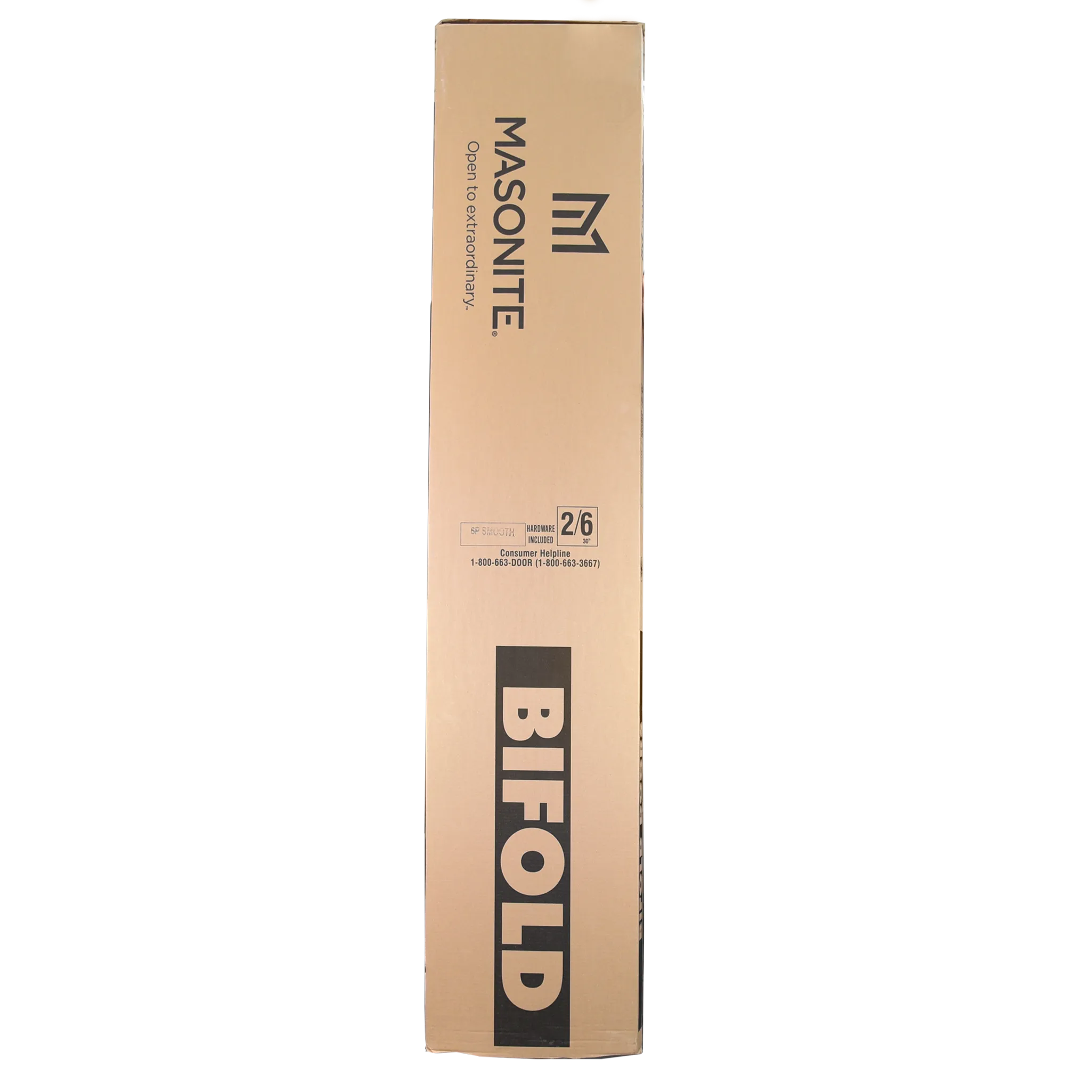 Louver / Panel Primed Bifold Kits with wide Bottom Rail