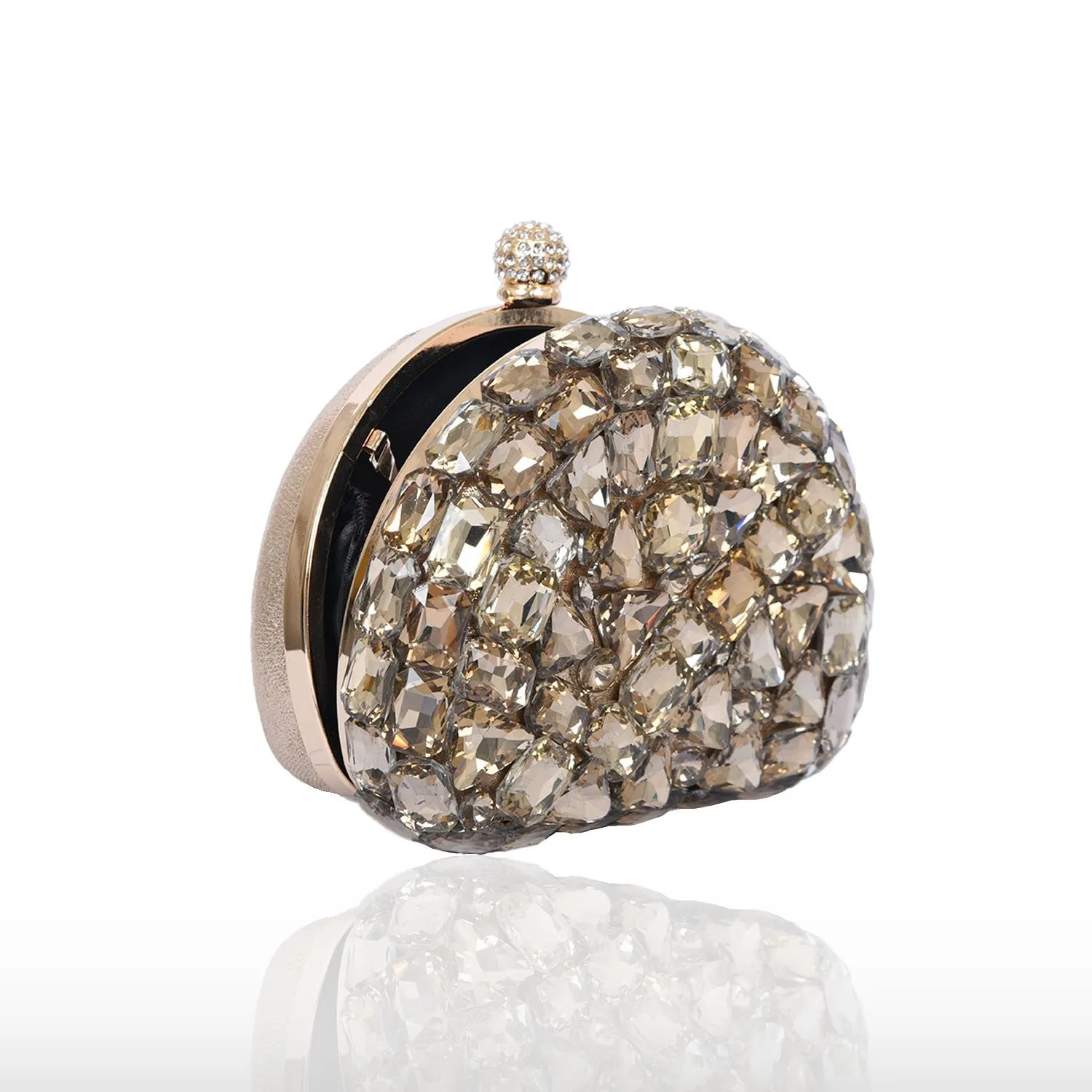 Luxurious Gold Embellished Clutch | C1007X