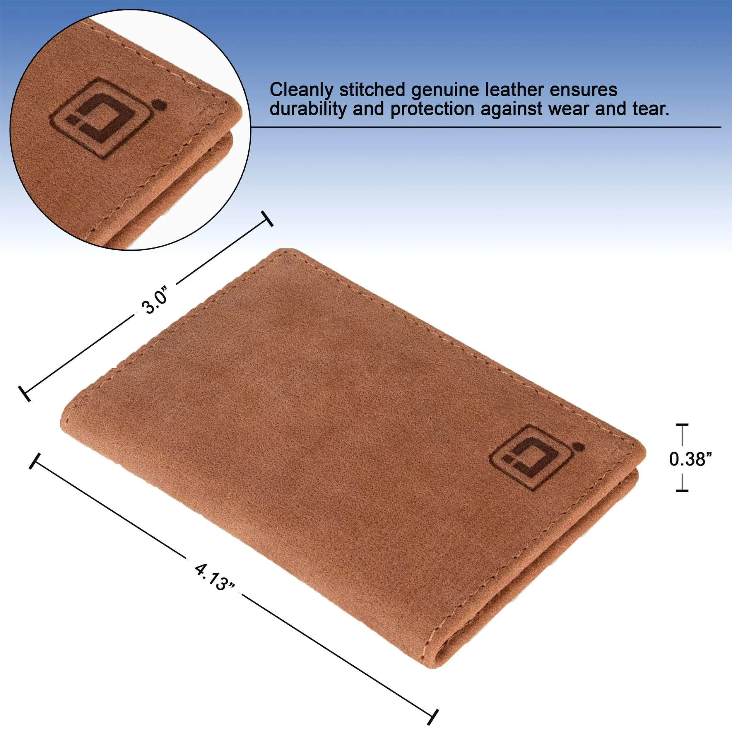 Mens 6 Slot Bifold Card Wallet