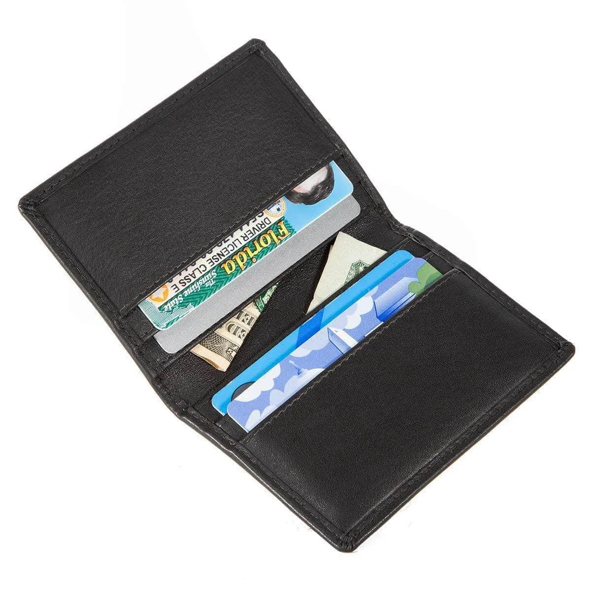 Mens 6 Slot Bifold Card Wallet