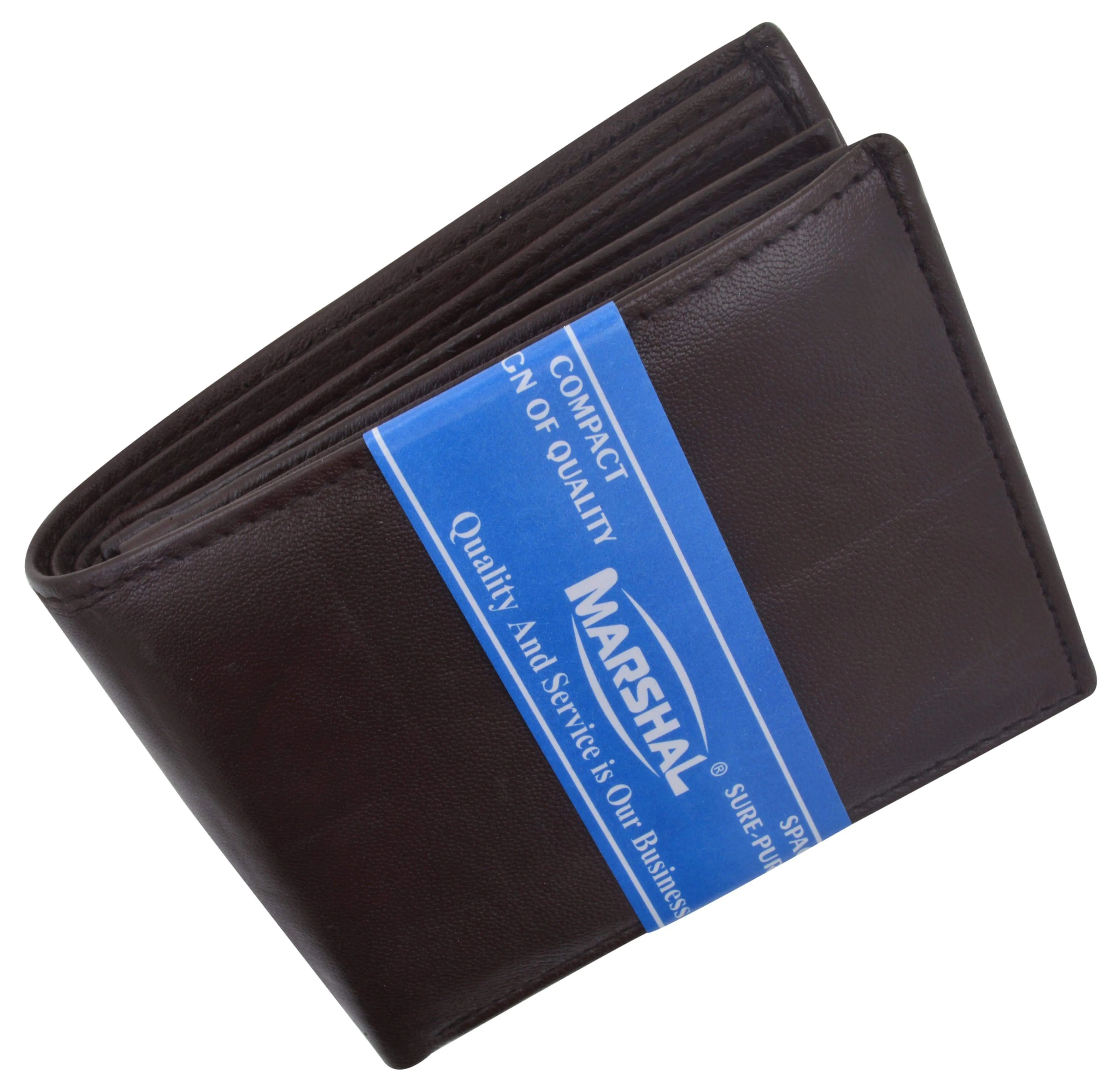Men's Genuine Lamb Leather Multi Pocket Wallet 1852